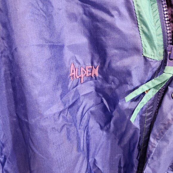 Vintage 90s Alpen Mountain Wear Jacket / Shell Layer Size XL - Picture 5 of 14